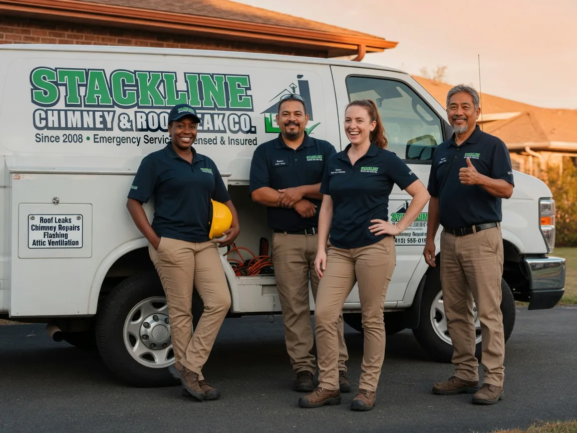 Chimney flashing repair company in Van Orin, IL